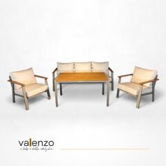 Albino Alüminyum Oturma Grubu