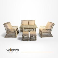 Bodrum S İkili Rattan Oturma Grubu