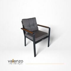 Alesso Alüminyum Masa Sandalye Takımı 8 Kişilik