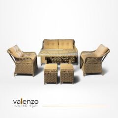 Boss İkili Rattan Oturma Grubu