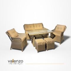 Boss İkili Rattan Oturma Grubu