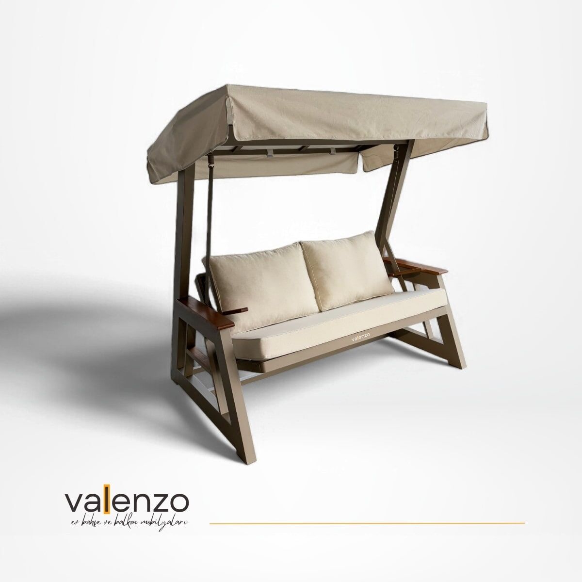 Angora Alüminyum Yataklı Salıncak