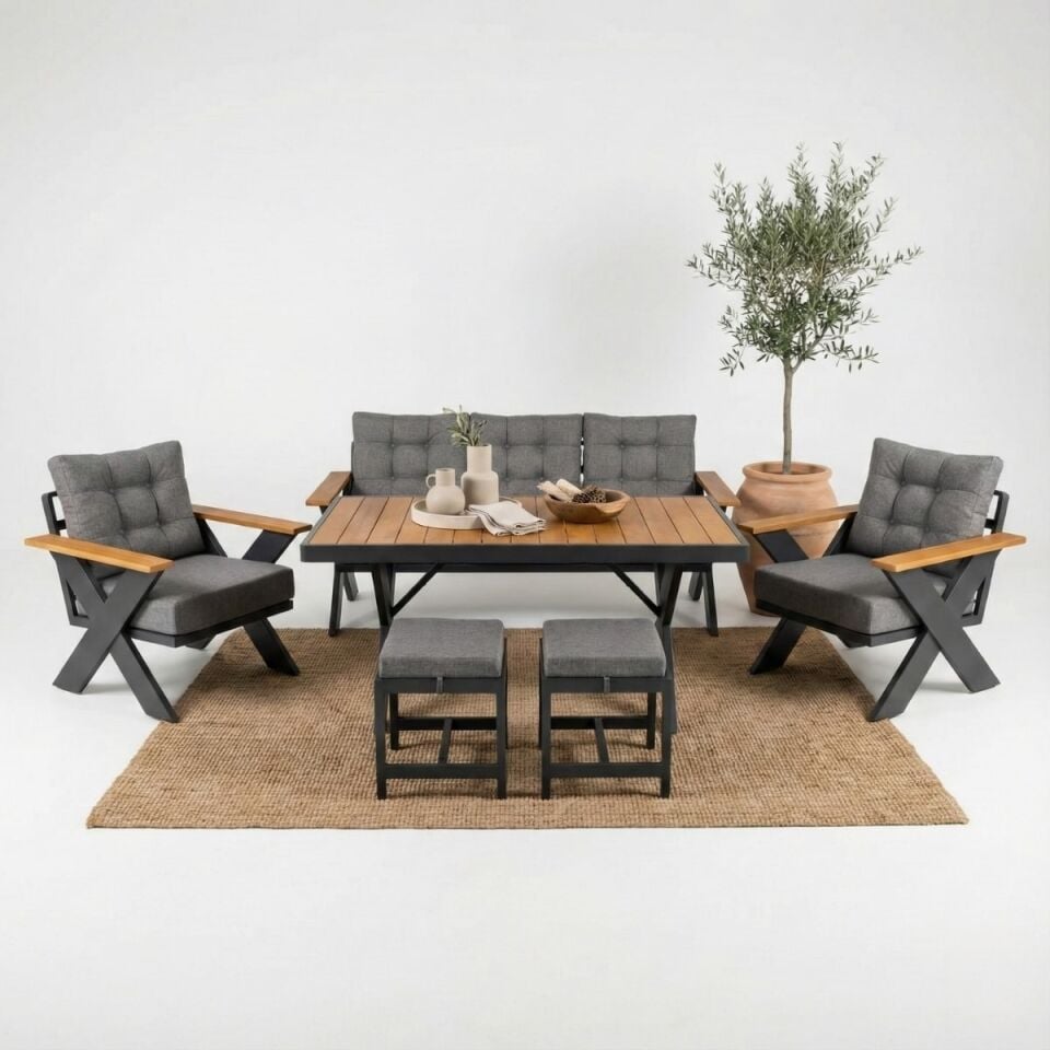 Viena Alüminyum Oturma Grubu