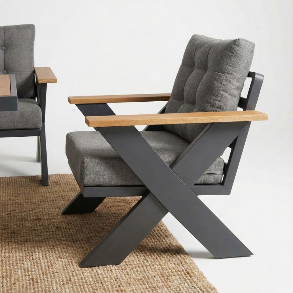 Viena Alüminyum Oturma Grubu