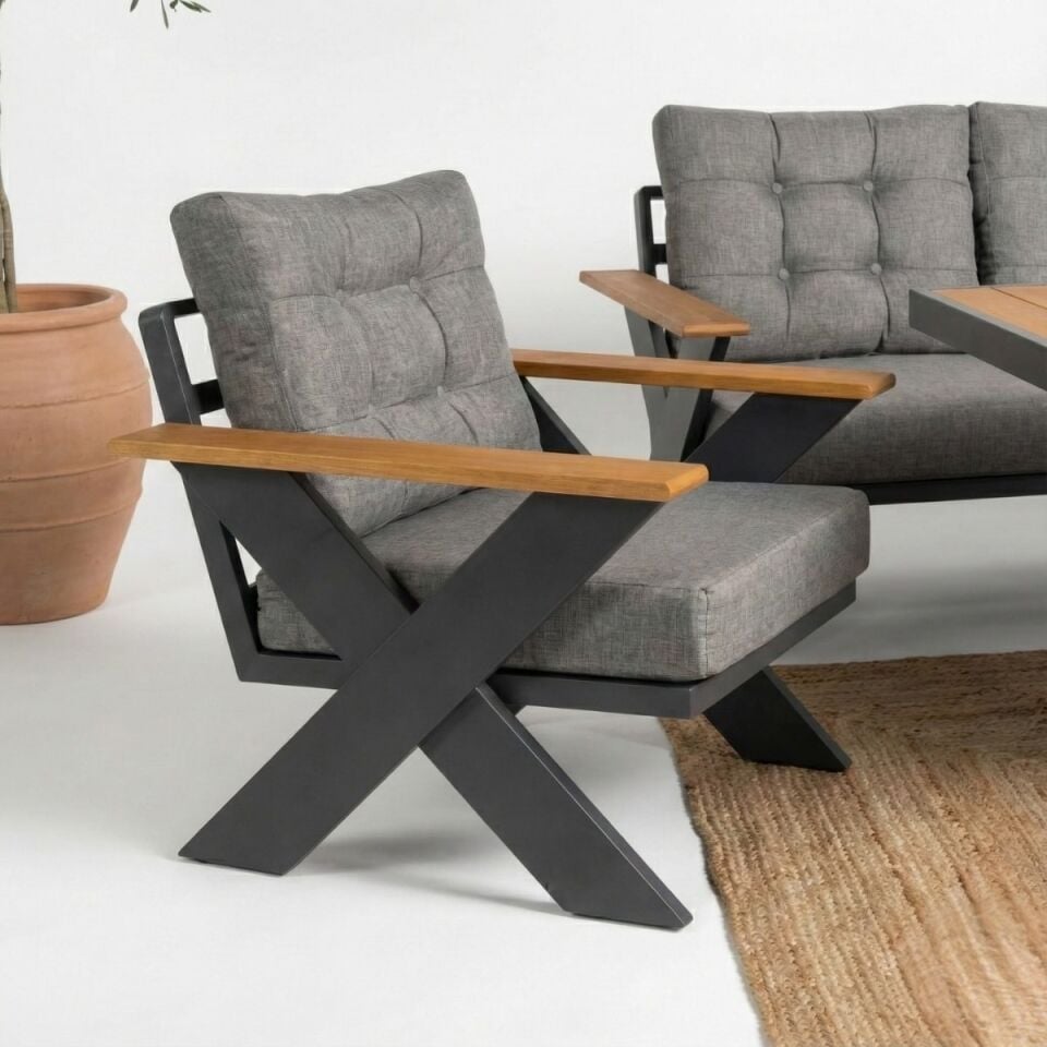 Viena Alüminyum Oturma Grubu