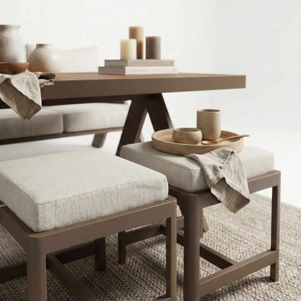 Angora Alüminyum Oturma Grubu