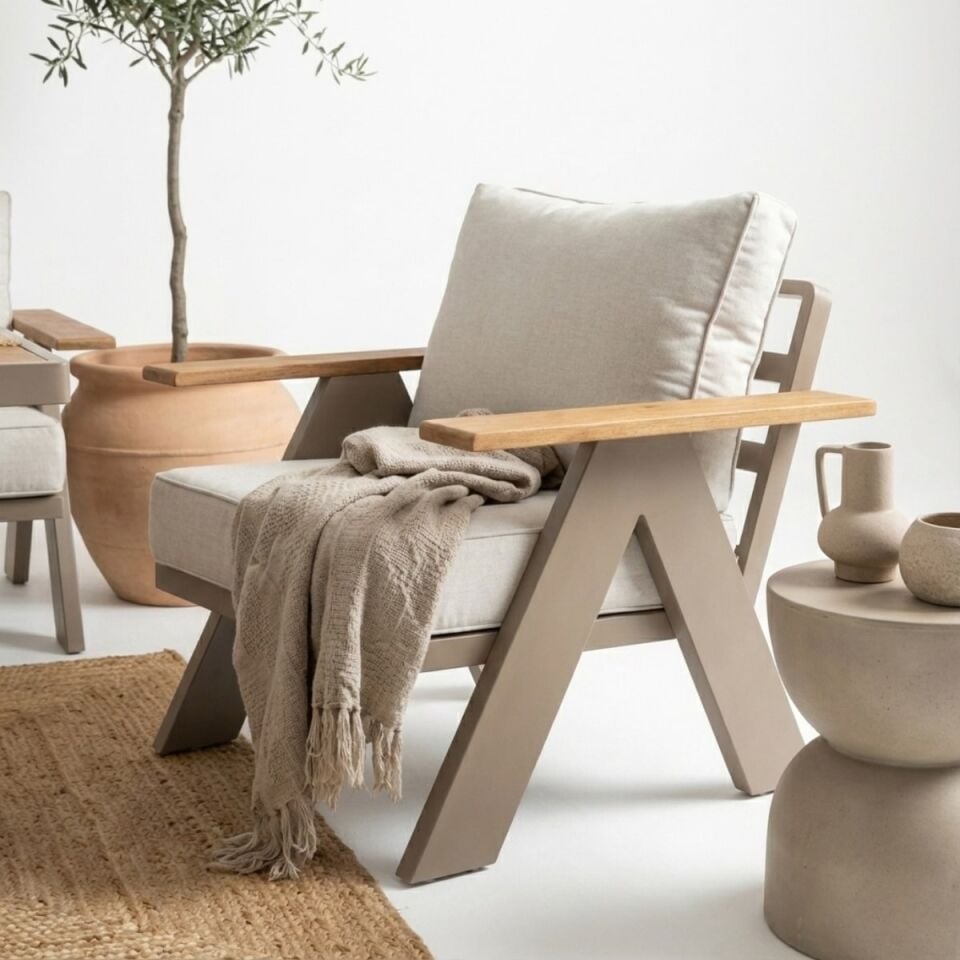 Angora Alüminyum Oturma Grubu