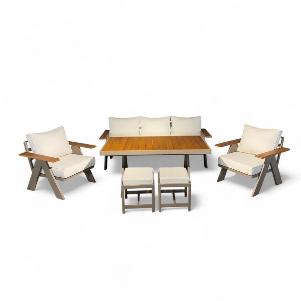 Angora Alüminyum Oturma Grubu