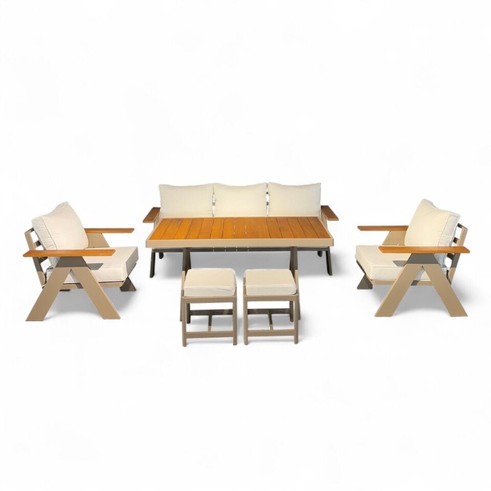 Angora Alüminyum Oturma Grubu