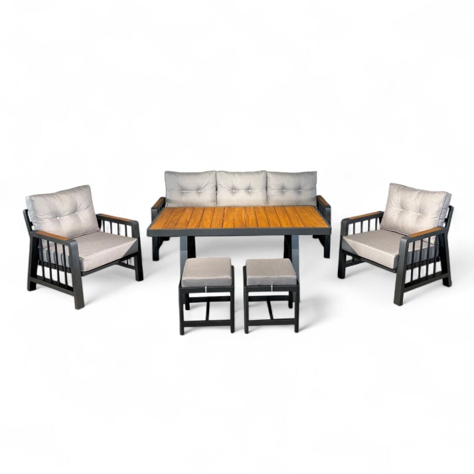 Piero Alüminyum Oturma Grubu