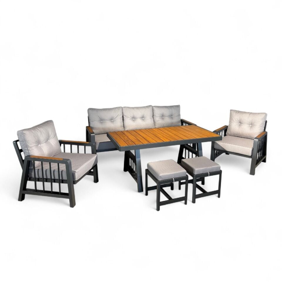 Piero Alüminyum Oturma Grubu