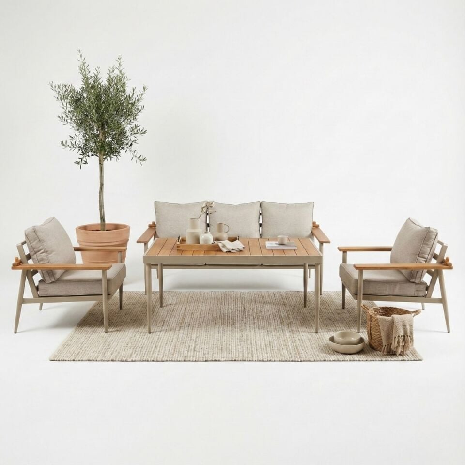 Efes Alüminyum Oturma Grubu