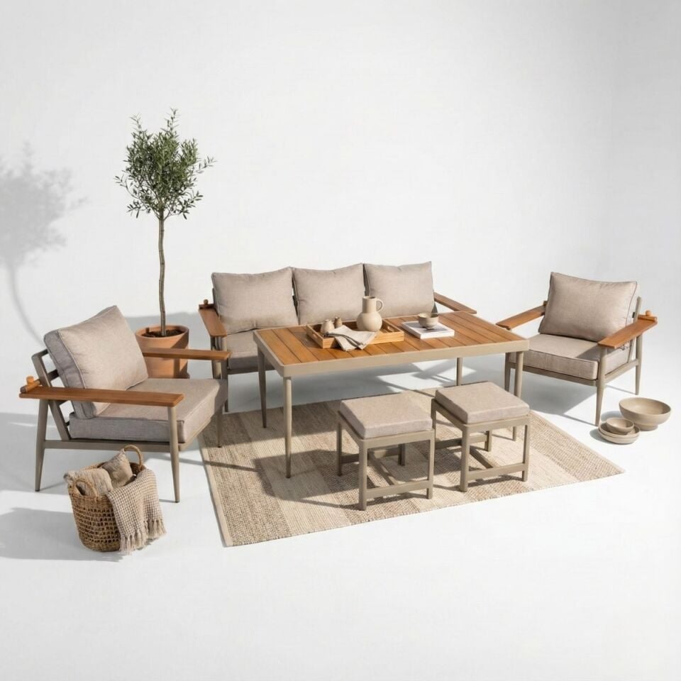 Efes Alüminyum Oturma Grubu