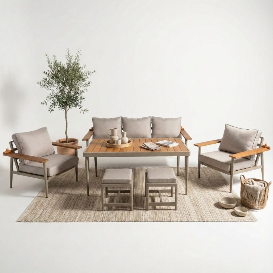 Efes Alüminyum Oturma Grubu