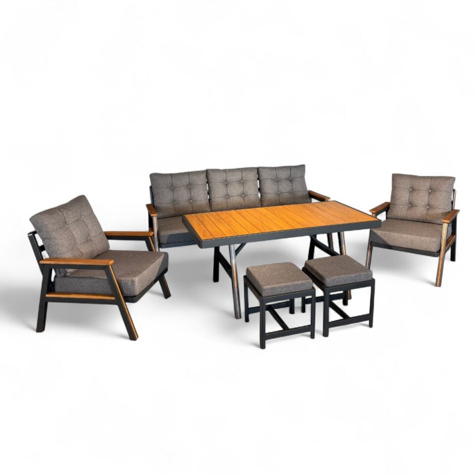 Parma Alüminyum Oturma Grubu