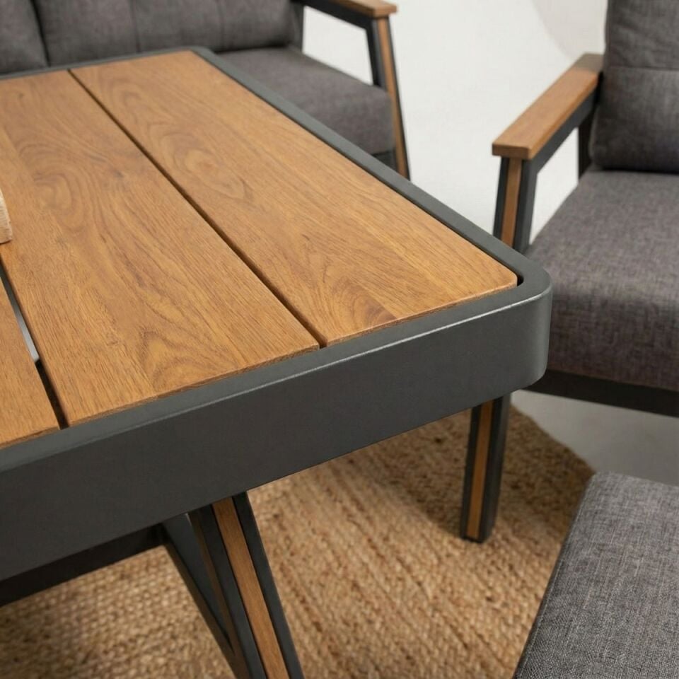 Parma Alüminyum Oturma Grubu