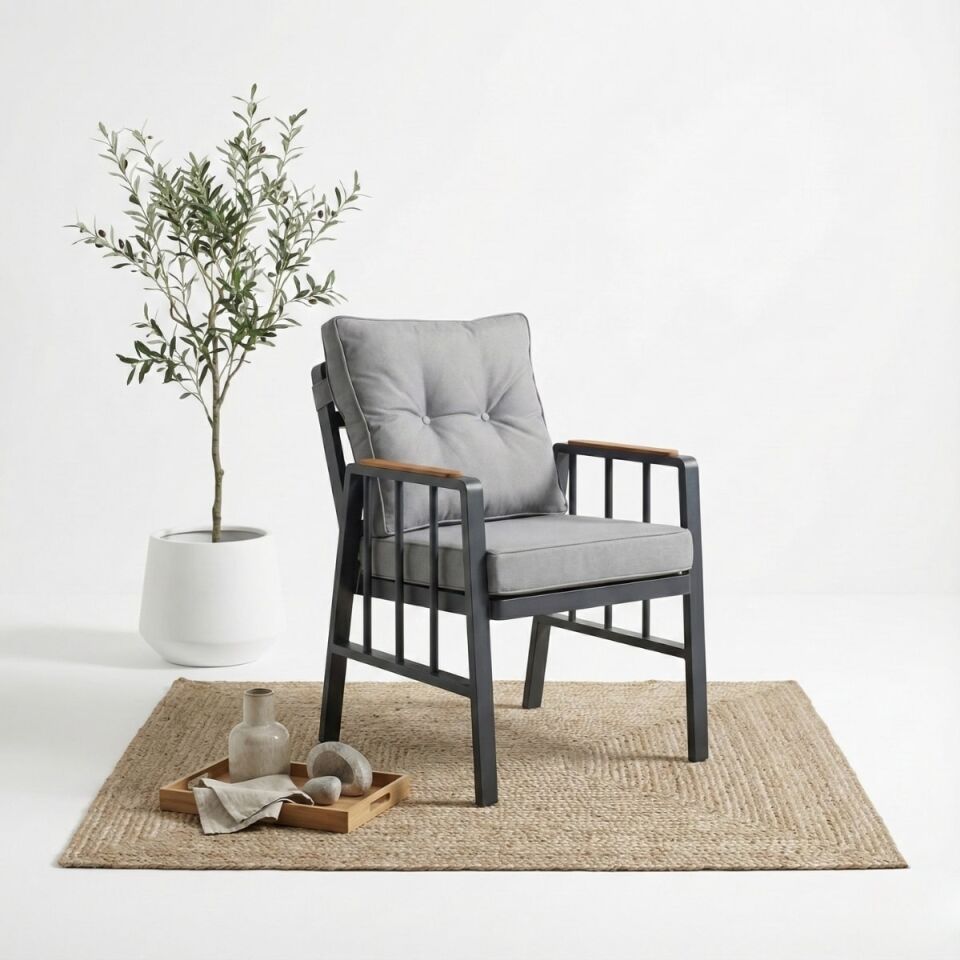 Piero Alüminyum Masa Sandalye Takımı 8 Kişilik