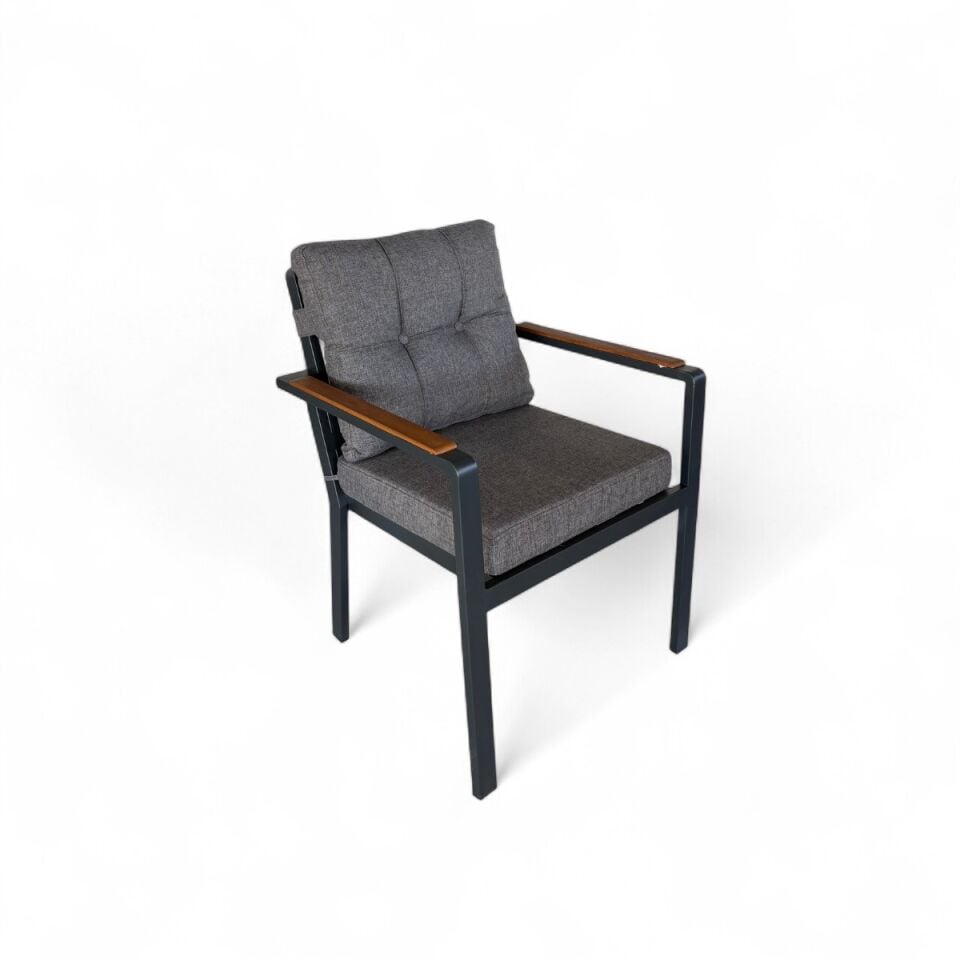 Alesso Alüminyum Masa Sandalye Takımı 8 Kişilik