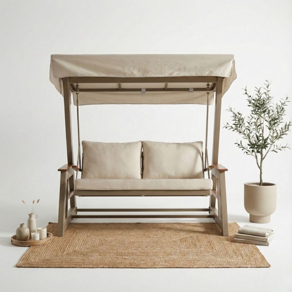 Angora Alüminyum Yataklı Salıncak