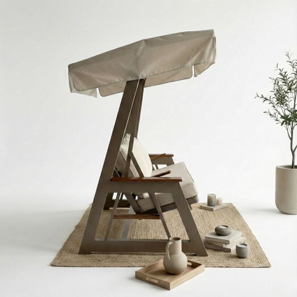 Angora Alüminyum Yataklı Salıncak