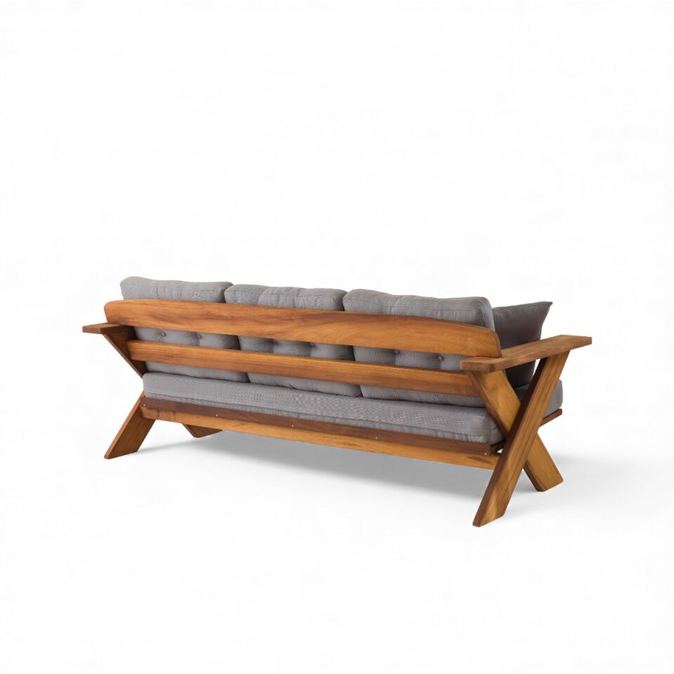 Albatros İroko Ahşap Oturma Grubu