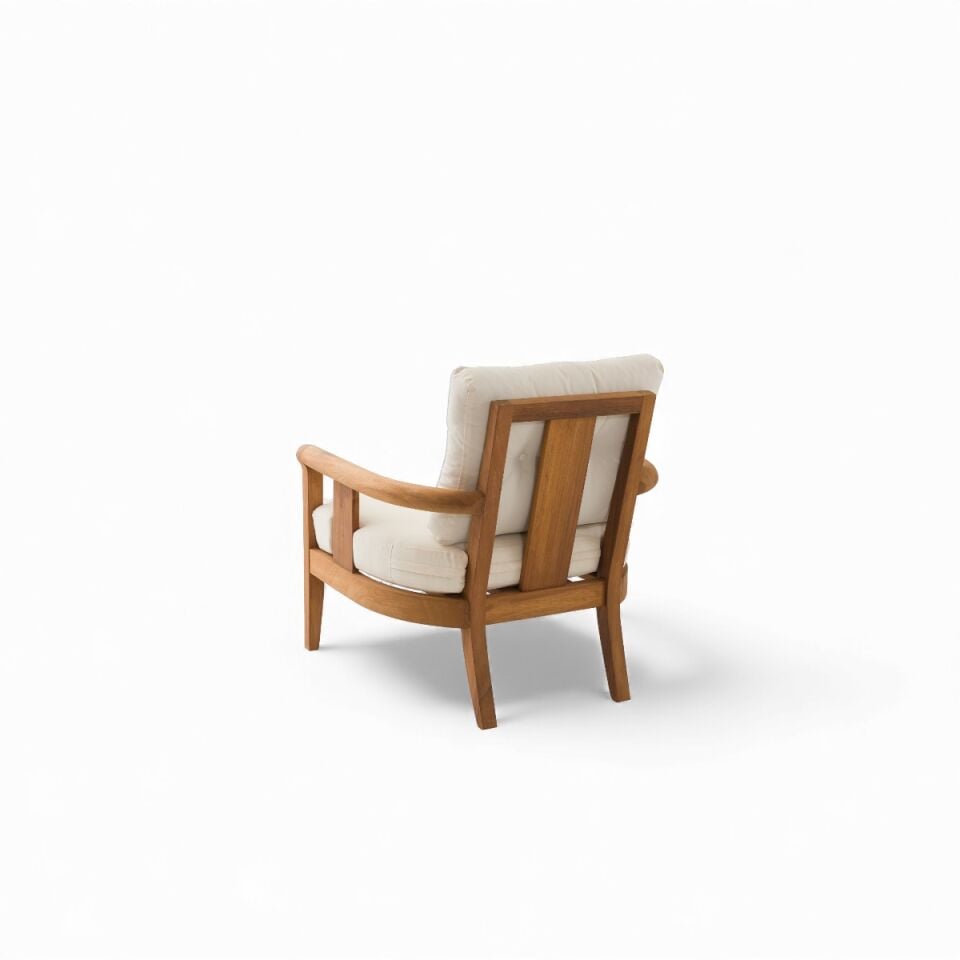 Rose İroko Ahşap Oturma Grubu