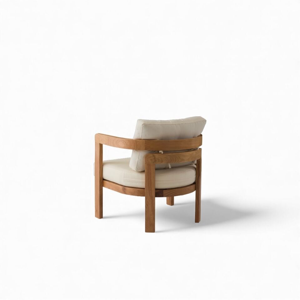 Austin İroko Ahşap Oturma Grubu