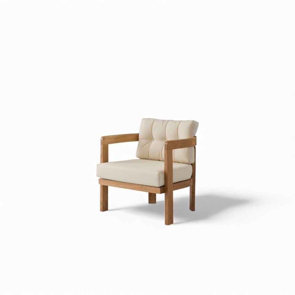 Austin İroko Ahşap Oturma Grubu