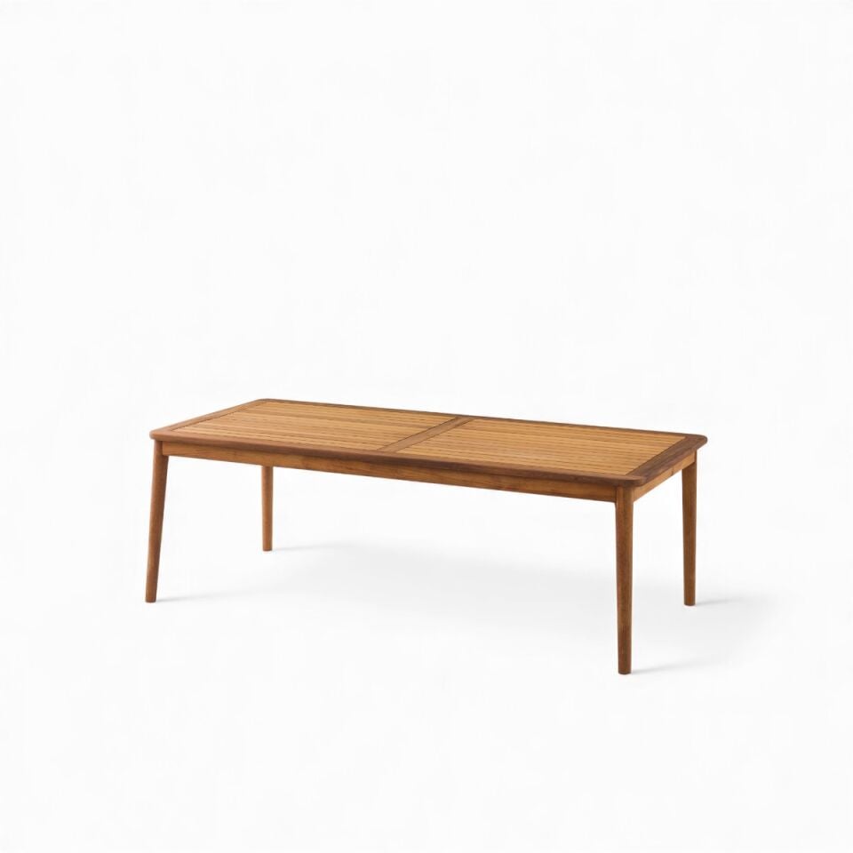 Rose 8 Kişilik İroko Ahşap Masa Sandalye