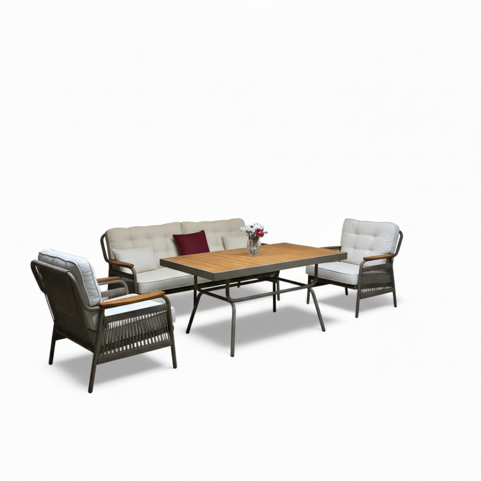 Polo Alüminyum Oturma Grubu