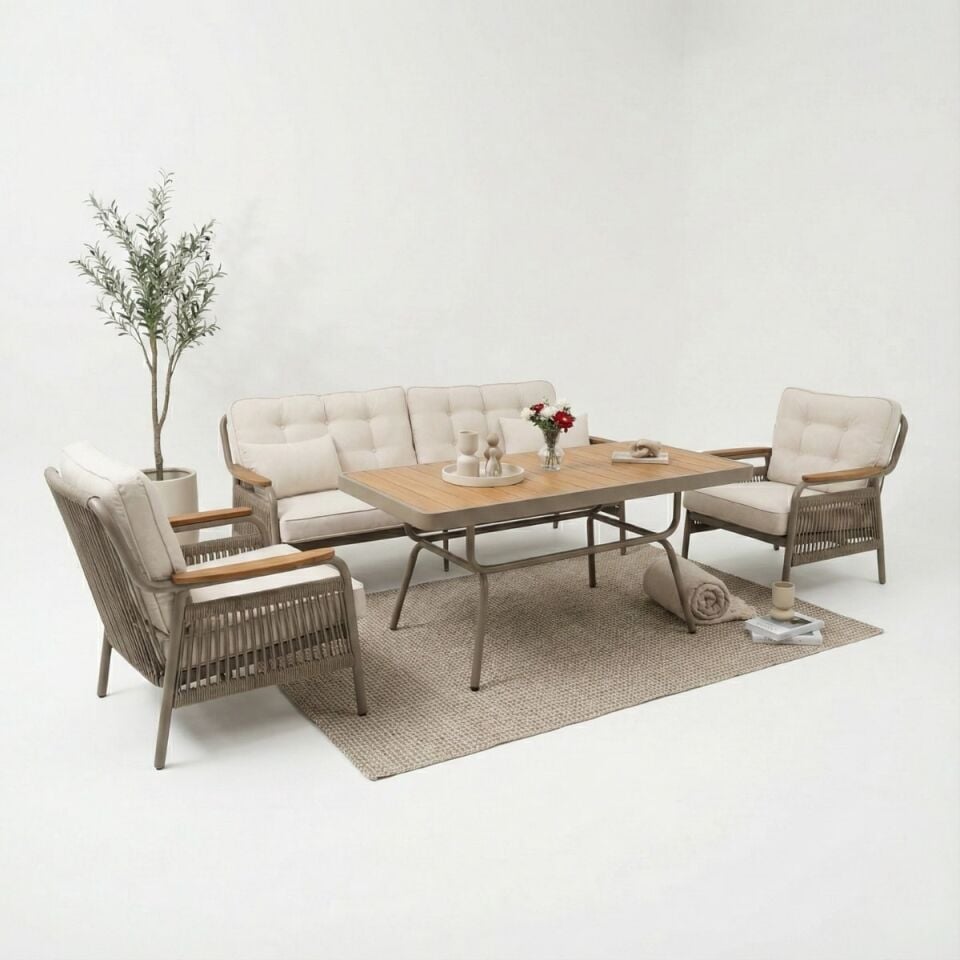 Polo Alüminyum Oturma Grubu