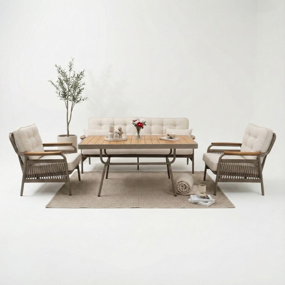 Polo Alüminyum Oturma Grubu