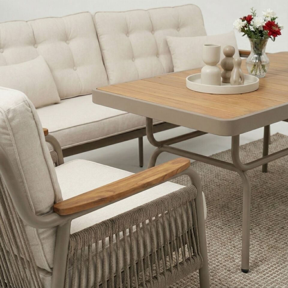 Polo Alüminyum Oturma Grubu