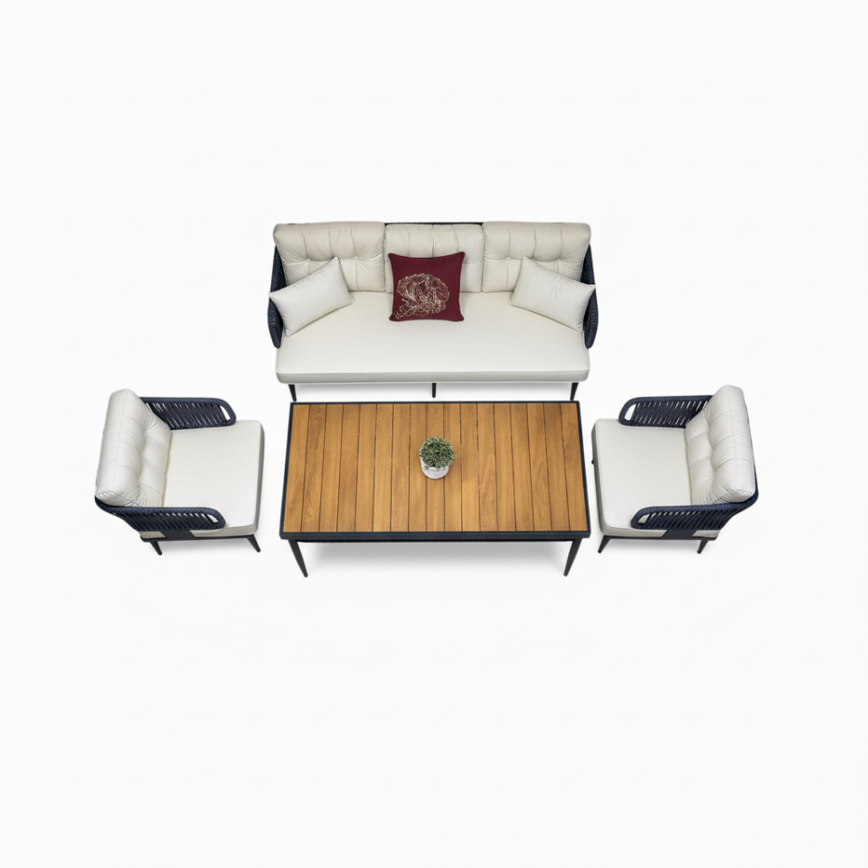 Dora Alüminyum Oturma Grubu