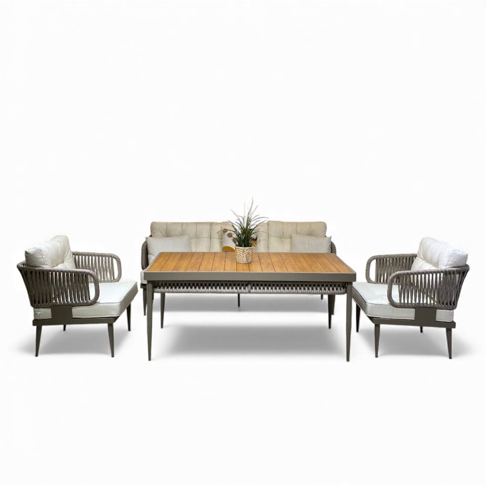 Dora Alüminyum Oturma Grubu