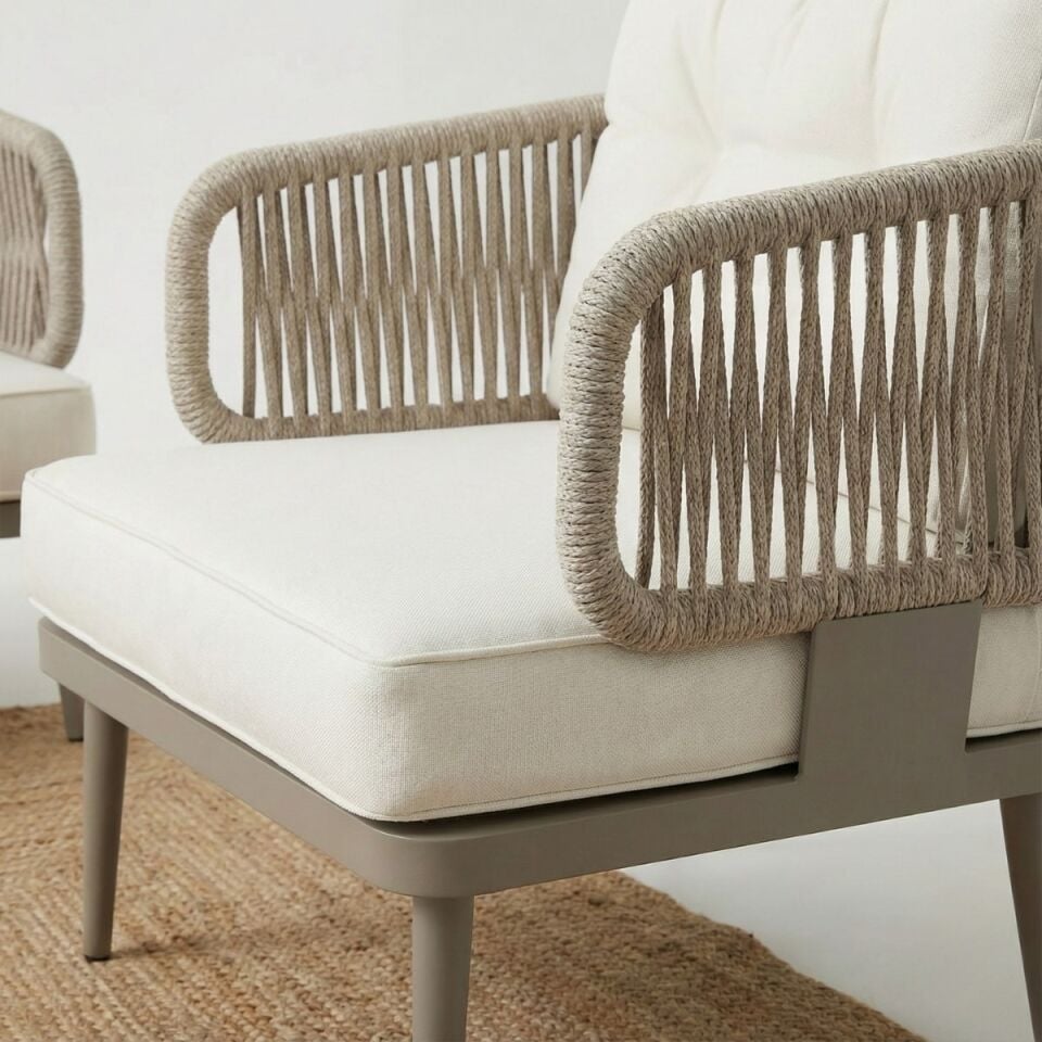 Dora Alüminyum Oturma Grubu