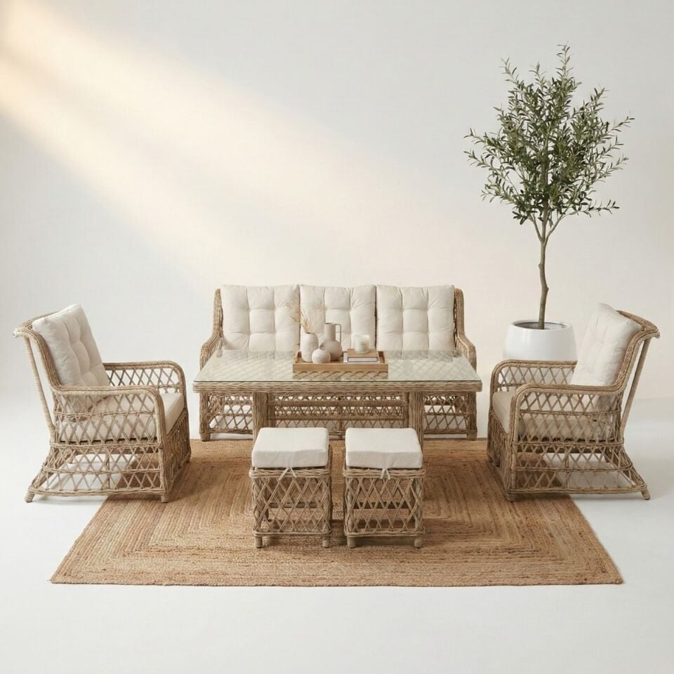 Bodrum S Rattan Oturma Grubu