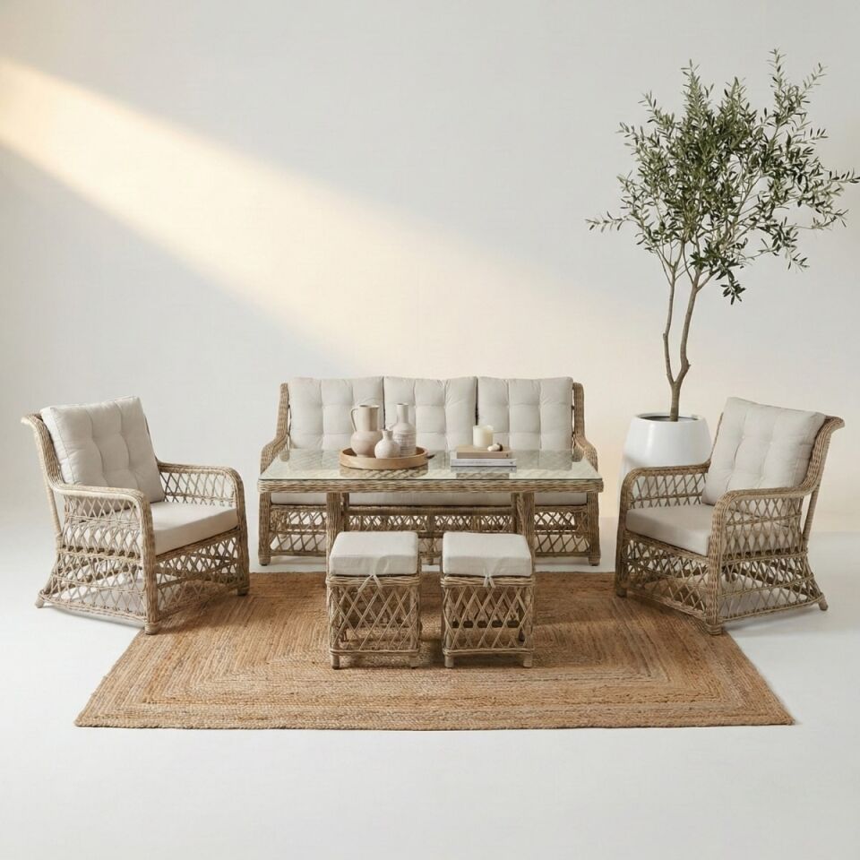 Bodrum S Rattan Oturma Grubu