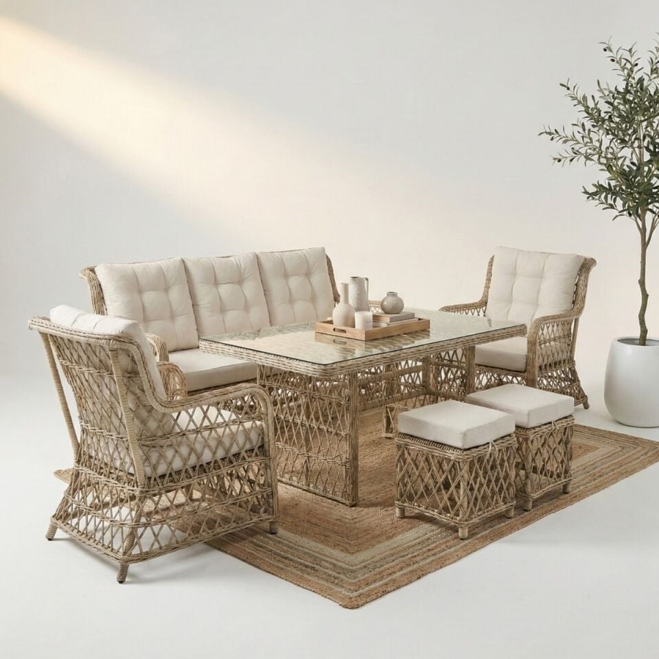 Bodrum S Rattan Oturma Grubu