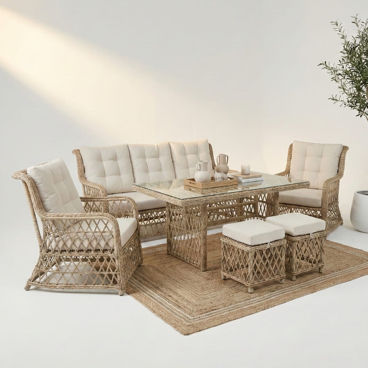 Bodrum S Rattan Oturma Grubu