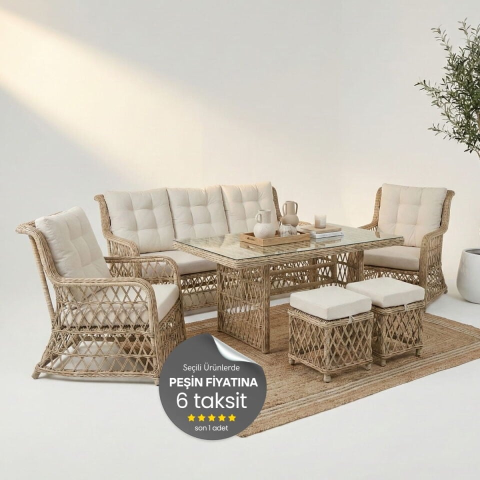 Bodrum S Rattan Oturma Grubu