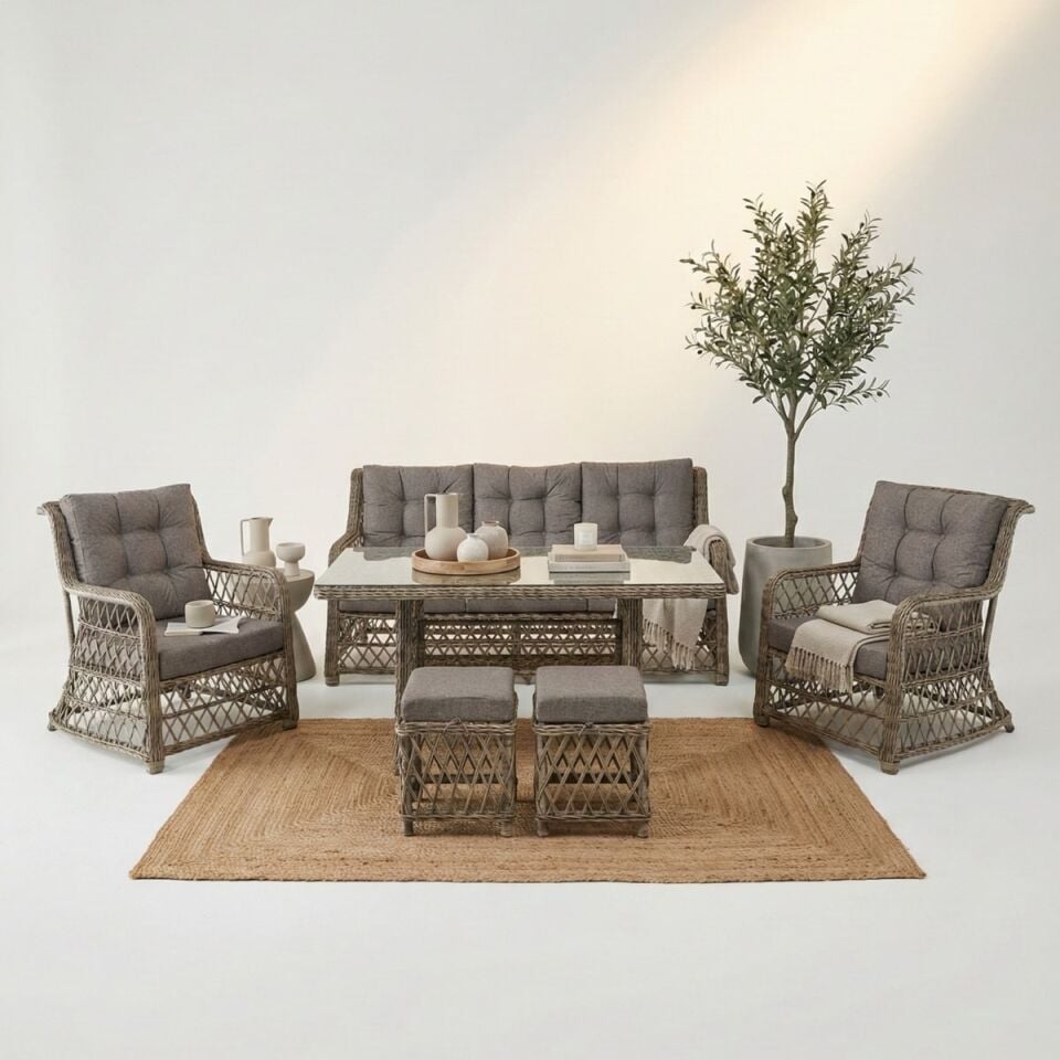 Bodrum Rattan Oturma Grubu