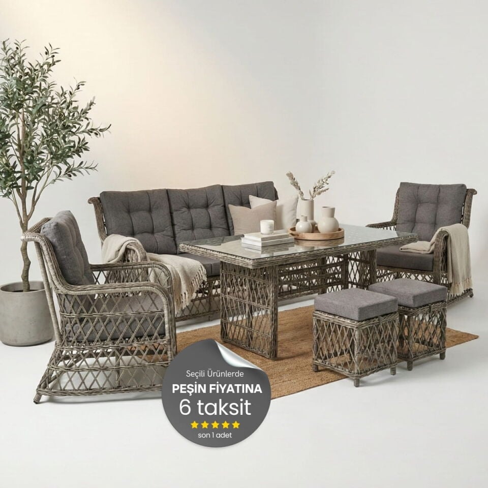 Bodrum Rattan Oturma Grubu