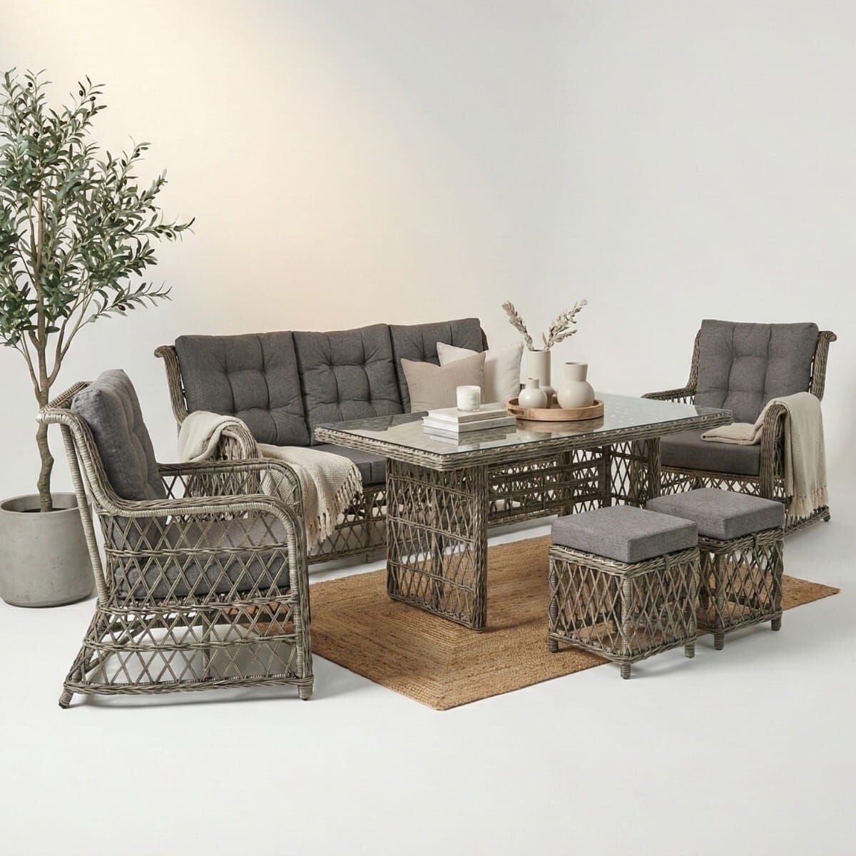 Bodrum Rattan Oturma Grubu