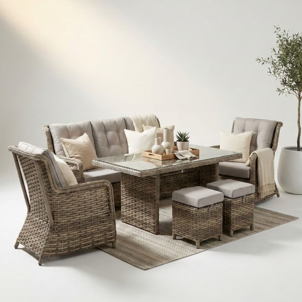 Milas Rattan Oturma Grubu