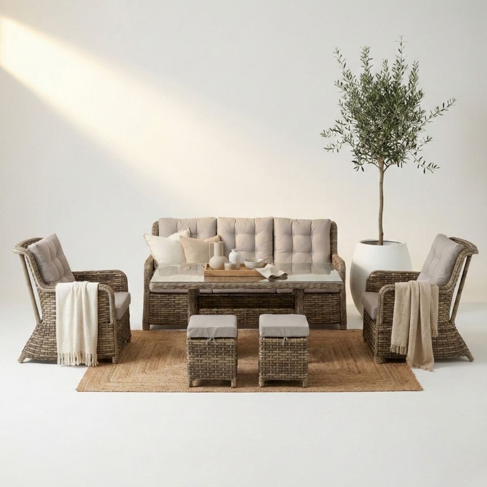 Milas Rattan Oturma Grubu