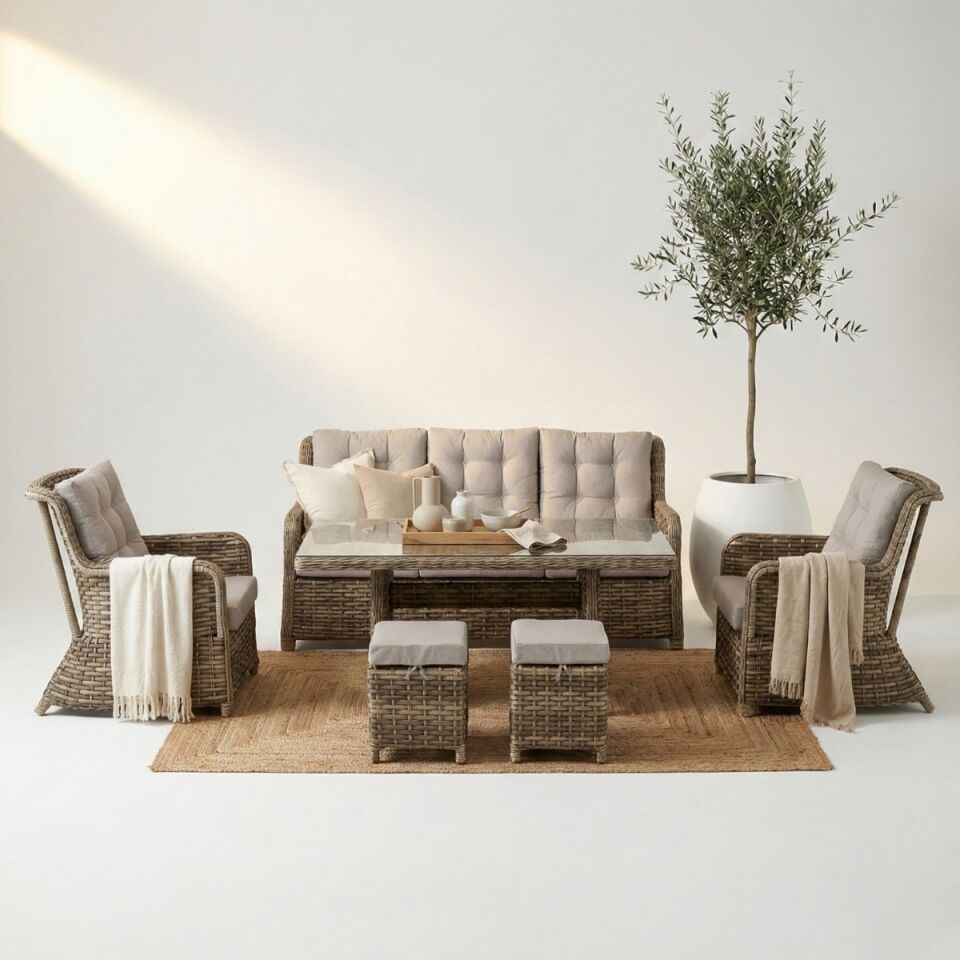 Milas Rattan Oturma Grubu