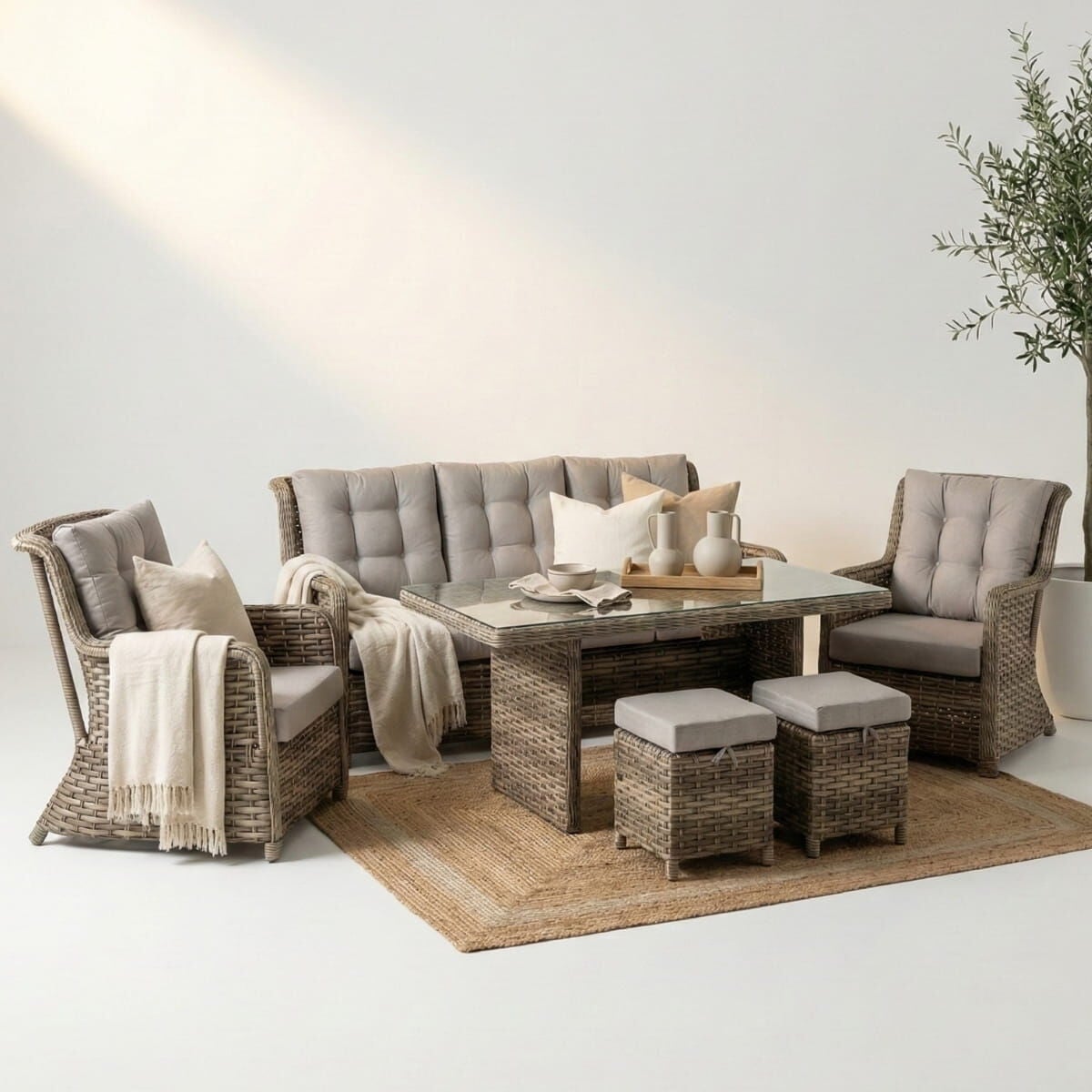 Milas Rattan Oturma Grubu