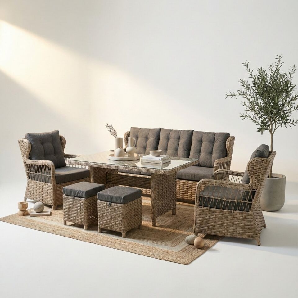 Cunda Rattan Oturma Grubu