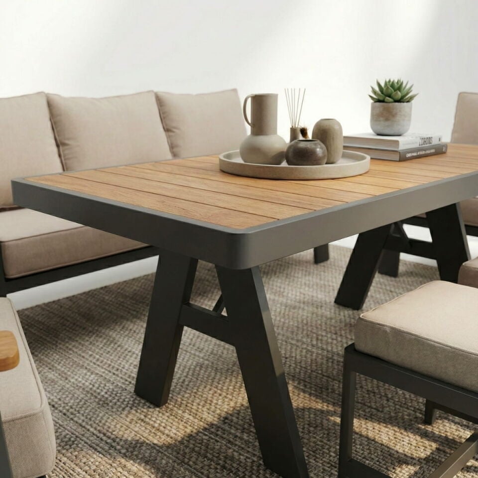 Parla Alüminyum Oturma Grubu